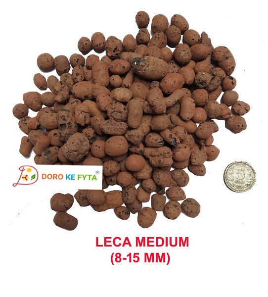 Leca Balls, Medium Size, (8 to 15 mm), Hydroton Pebbles for Mulching, Hydroponic Plants