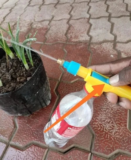 Bottle Sprayer (Handheld Pump) for Plants, Car Wash with Adjustable Brass Nozzle Sprayer- Fits on Most Drink Bottles