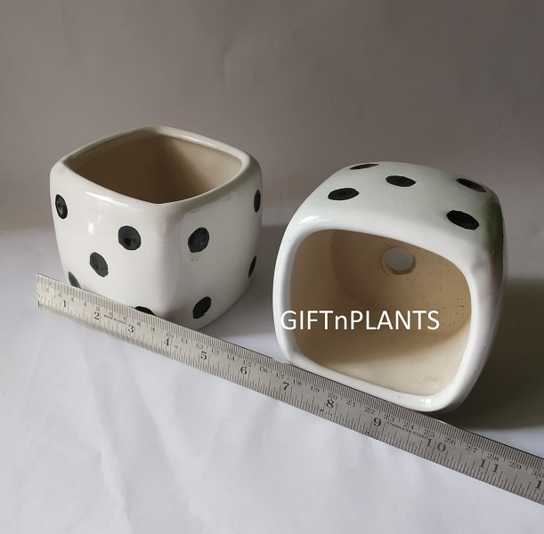 Ludo Ceramic Pot (Round) -LUC