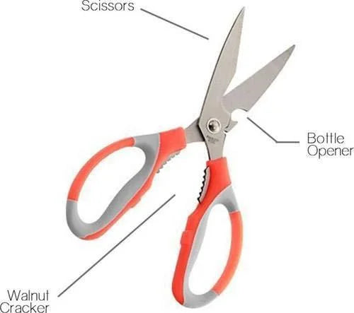 We can use these garden scissors for pruning of plants, bonsai and opening of cold drink bottles.