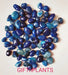 Tumbled onyx stones blue colour for aquarium, reiki crystals, plants & flower vases looks very pretty.