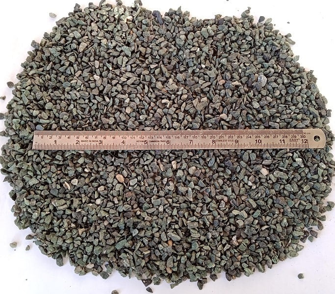 Dark Green Gravel Stone Chips for Plants and Flower Vases, Aquarium Stone Chips