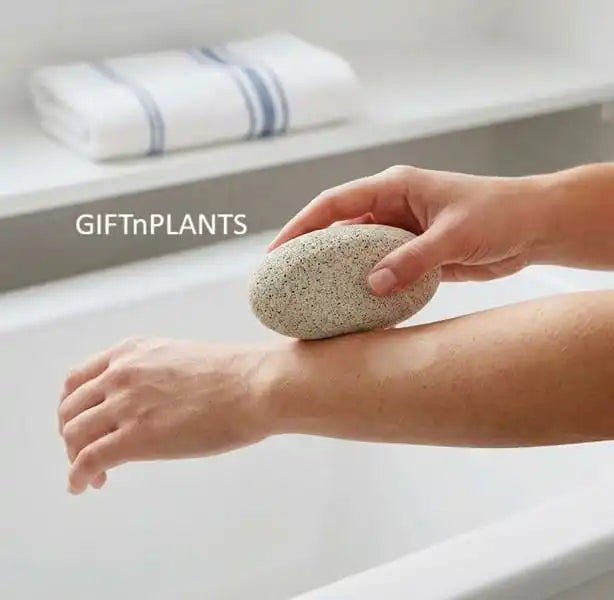 Natural Pumice Stone Scrubber for Pedicure, Removal of Dead Skin, Callus, Corn & Hairs