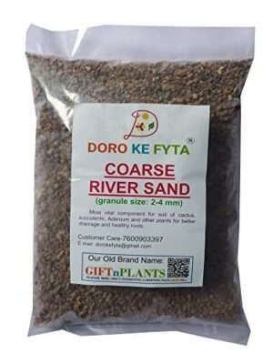 9 Kg, Coarse River Sand (Granules Size 2-4mm) for Garden Plants